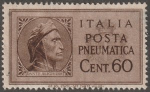 Italy, Scott#D17,  mint hinged,  Pneumatic post stamp