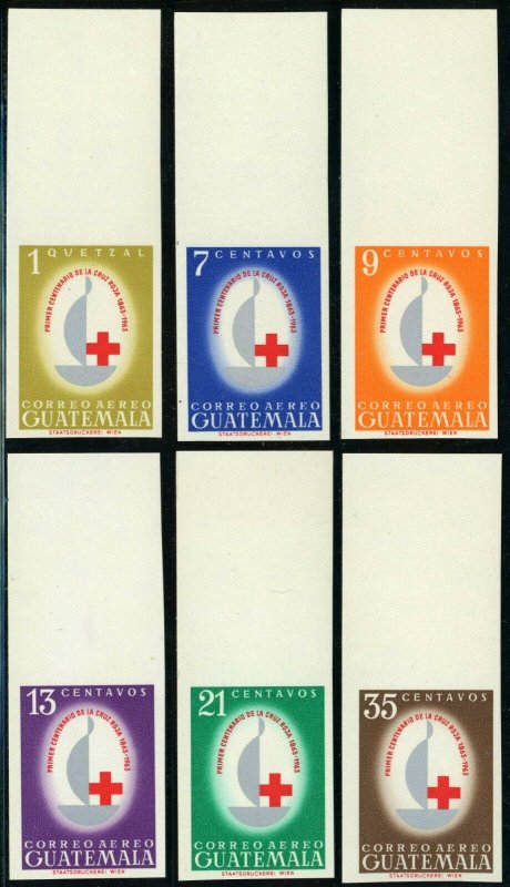 GUATEMALA #C304-C309 Proof SPECIMEN Latin America Postage Stamp Collection 1964
