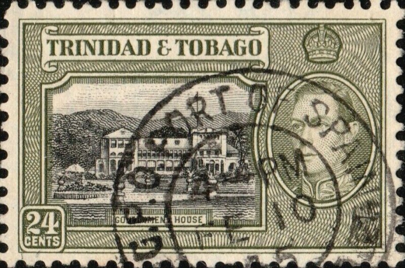 TRINIDAD & TOBAGO - 1945 G.P.O. PORT OF SPAIN/TRINIDAD CDS on SG253 - Ref.832q