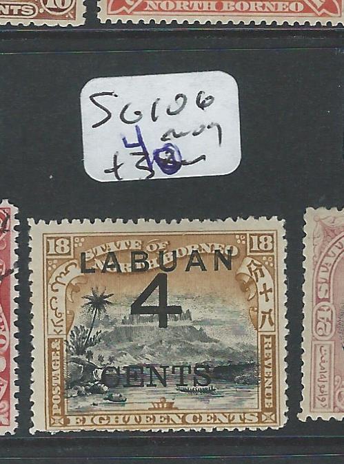 LABUAN  (PP2701B) MOUNTAIN 4C/18C  SG 106  MOG