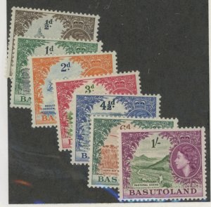Basutoland #46-52 Unused Single