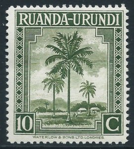 Ruanda-Urundi, Sc #69, 10c MH