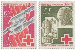 BENIN - 1977 - Red Cross - Perf 2v Set - Mint Never Hinged