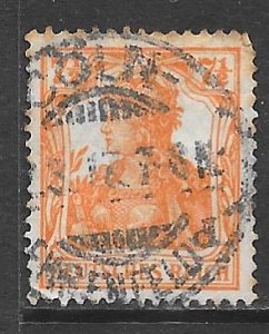 Germany 98: 7.5pf Germania, used, F-VF