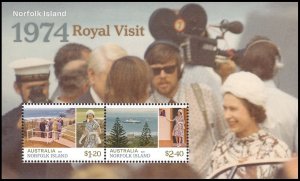 NORFOLK ISLAND 2024 QUEEN ELIZABETH II 1974 ROYAL VISIT ROYALTY