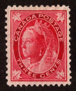 KAPPYSTAMPS CANADA 1897 VICTORIA SCOTT 69 MINT HINGED VF-XF CV $65 AUG-35