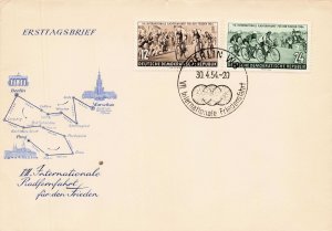 GERMANY  DDR 208-09   FIRST DAY COVER