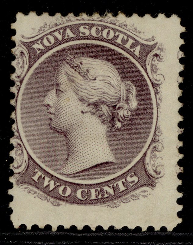 CANADA - Nova Scotia QV SG11, 2c grey-purple, M MINT. Cat £11.