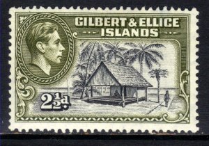Gilbert & Ellice Islands 1939 - 55 KGV1 2 1/2d SG 47 MM ( H1019 )