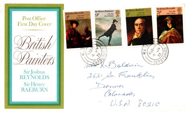 Great Britain, Worldwide First Day Cover, Art