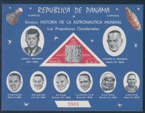 Panama  # 459Gh, Space Exploration ImPerf Souvenir Sheet, NH, 1/2 Cat,