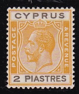 Album Treasures Cyprus Scott # 98 2pa George V Mint Hinged