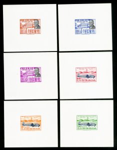 Liberia Stamp 362-3 + C107-10 Imperf Proof Sheets Set XF OG NH