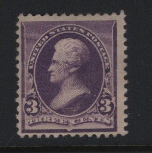 221 VF with  OG previously hinged with nice color cv $ 55 ! see pic !