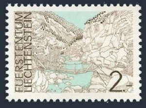 Liechtenstein 527, MNH. Michel 599. Landscapes 1973: Saminaschlucht.