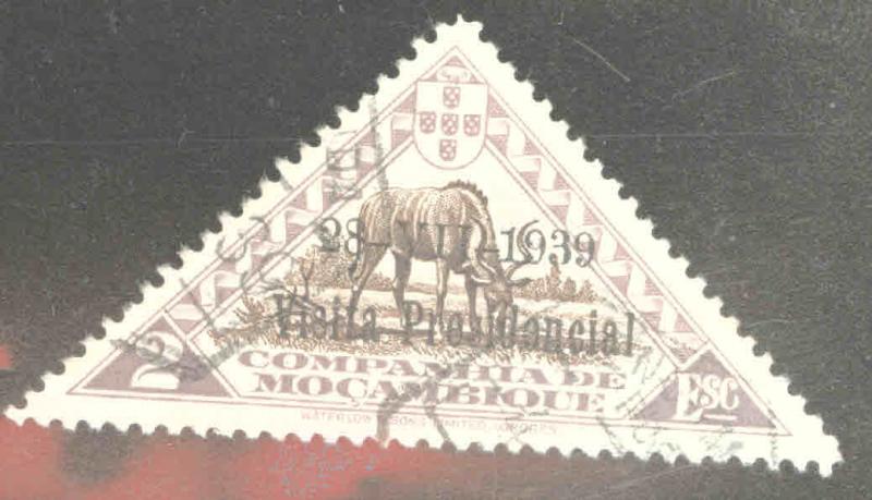 Mozambique  Company Scott 200 Used overprint triangle