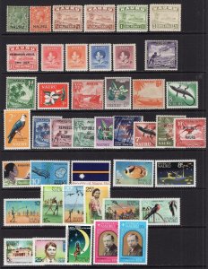 Nauru 1916-1979 Selection Mostly Mint 83 Stamps + 1 Souvenir Sheet