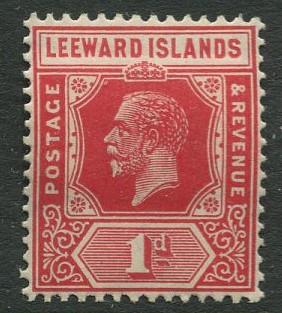 Leeward Is. - Scott 63 - KGV - 1921 - Mint -  Single - 1p Stamp