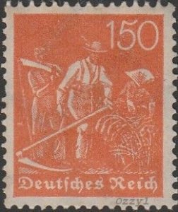 German Reich #148 1921 150pf Orange Reaper USED-VF-H.