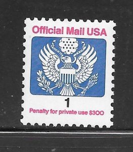 #O143 MNH Official Single