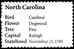 # 3728 MINT NEVER HINGED ( MNH ) NORTH CAROLINA