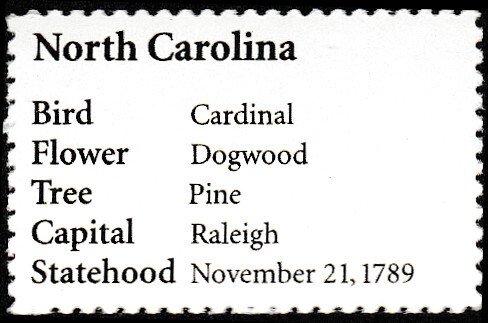 # 3728 MINT NEVER HINGED ( MNH ) NORTH CAROLINA
