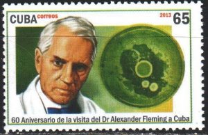 Cuba. 2013. 5694. Fleming, medicine, the discovery of penicillin. MNH.