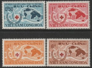 South Vietnam 1963 Sc 219-22 set MNH**