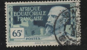 French Equatorial Africa  AEF Scott 51 Used stamp