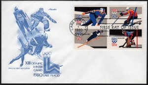SC#1795-98 15¢ Olympic Games: Artmaster (1979) Unaddressed