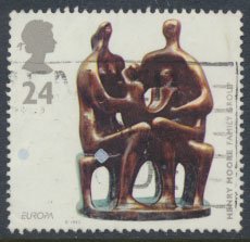 GB  SC# 1498  Europa Art 1993  SG 1767  Used   as per scan 