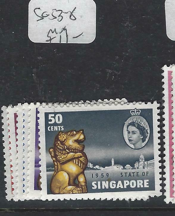 SINGAPORE  (P1404BB)  QEII  SG 53-8   MOG     