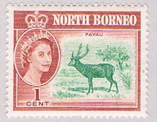 North Borneo 280 MNH Malayan Sambar 1961 (BP52017)