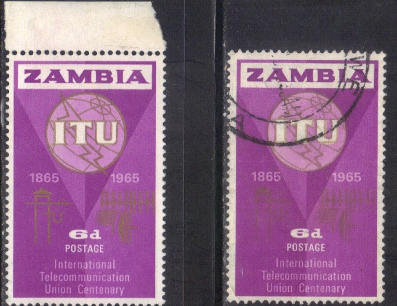 ZAMBIA SC# 18  **MINT&USED** 1965  4p   SEE SCAN