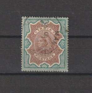 INDIA 1895 SG 108 USED Cat £15