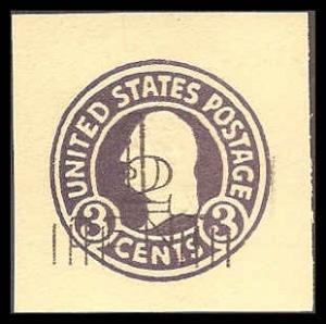 U475 Mint VF 36 x 36 Cut square