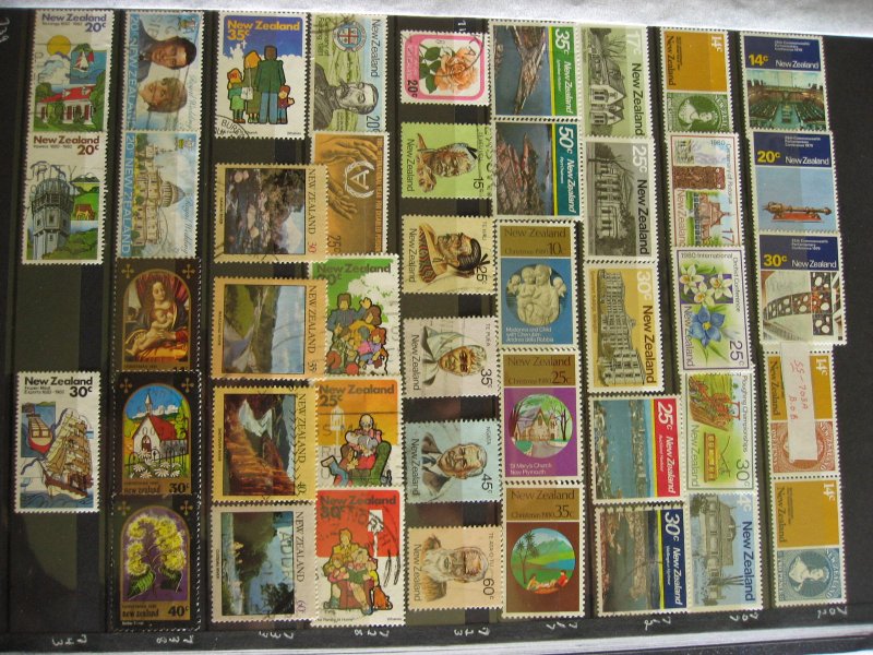 New Zealand collection to 2007 in stockbook U,MH, MNH read description