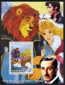 BENIN - 2002 - Beauty and the Beast - Perf Min Sheet - M N H - Private Issue