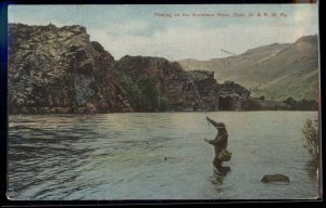 USA 1908 IOLA Gunnison Colorado DPO Eagle River  4-Bar Cover 94303