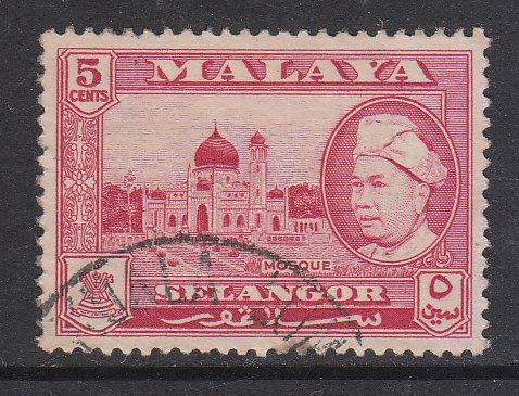 Malaya Selangor 1957 Sc 105 5c Used