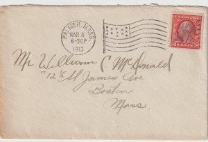 U.S Scott 406 on cover