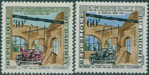 Dahomey 1962 SG165-166 Fort Ouidah set MLH