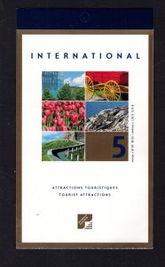 Canada 2001 $1.05 Tourism Booklet (Scott #1904 Unitrade #BK244a) VFMNH CV $11.50