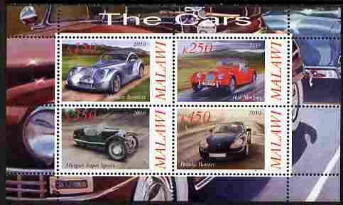 Malawi 2010 Cars Motoring Transport Porsche Morgan Motor S/S Stamps MNH (1)