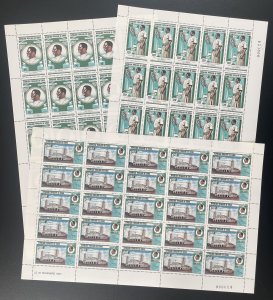 Congo 1987 YT 820-822 sheet prophet Simon Kimbangu church Jesus Christ