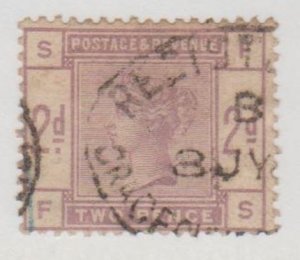 Great Britain Scott #100 Stamp - Used Single