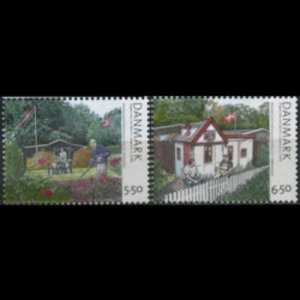 DENMARK 2008 - Scott# 1406-7 Garden Set of 2 NH