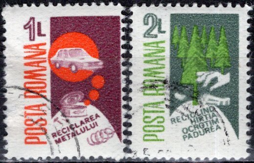 Romania 1986: Sc. # 3429-3430; O/Used CTO Cpl Set