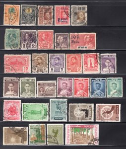 Thailand 139//566 Used (32 Stamps)(See Pics for Scott Cat #s)