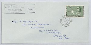 BRITISH ANTARCTIC TERRITORY Cover 1967 *DECEPTION ISLAND* CDS {samwells}ZK90